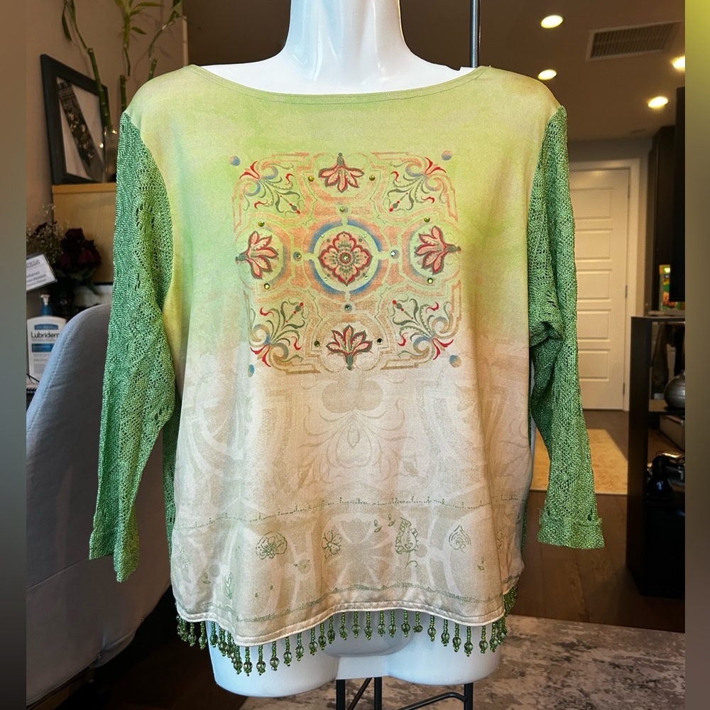 Final price 📍 Vintage Nancy Bolen for City Girls Top sz M